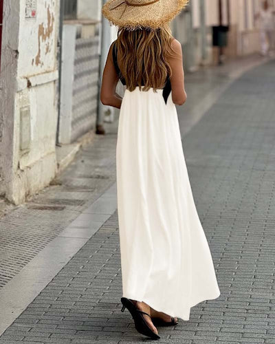Olive Cross Neck Dress