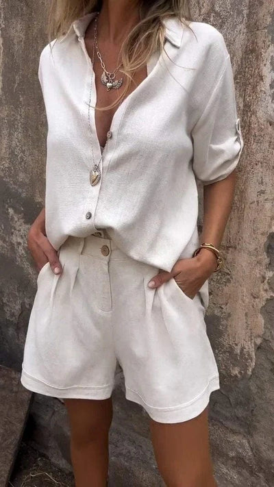 Celine Linen Summer Set