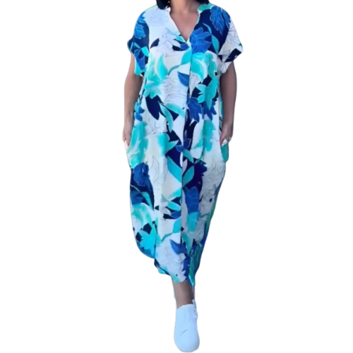 Elara Relaxed Floral Dress