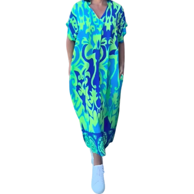 Elara Relaxed Floral Dress