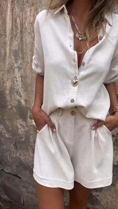 Celine Linen Summer Set