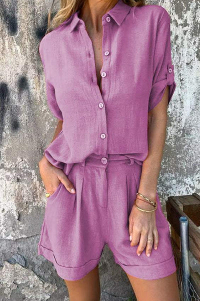 Celine Linen Summer Set