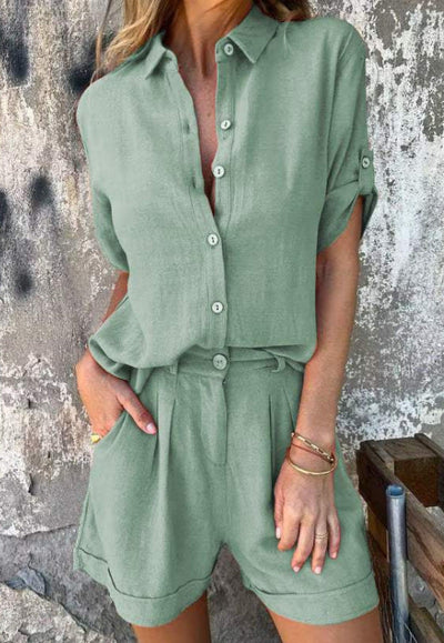 Celine Linen Summer Set